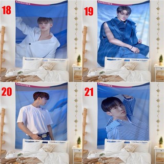 Tấm thảm SEVENTEEN S.COUPS, JEONGHAN, JOSHUA, HOSHI, WONWOO, MINGYU, THE8, SEUNGKWAN, VERNON, DINO, DK, WOZI, JUN Polyester Tấm thảm treo tường Phòng ngủ Tấm thảm treo tường Trang trí nhà cửa