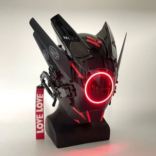Mặt Nạ Cyberpunk Phát Quang Dùng Làm Đạo Cụ Chụp Ảnh