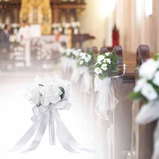 Bó Hoa Hồng Giả Cầm Tay Bằng Lụa Cho Cô Dâu Garazi1