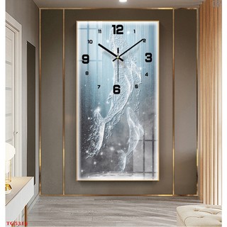 Tranh Đồng Hồ Tráng Gương Treo Tường Động Vật Nghệ Thuật 02