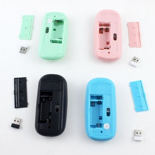 Chuột Quang Không Dây USB 1600 DPI 2.4G Siêu Mỏng Cho PC Laptop luyoo27