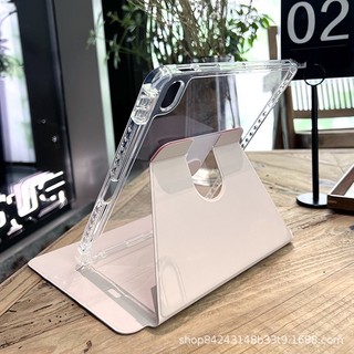 720°Ốp Bảo Vệ Máy Tính Bảng Bằng Acrylic Cứng Siêu Mỏng Cho iPad Pro 11 2022 4th M2 Air 5 Air 4 3 2 1 10th 10.9 10.2 9th 8th 7th 9.7 6th 5th Giá Đỡ
