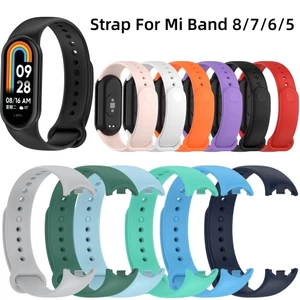 Dây Cao Su Cho Đồng Hồ Thông Minh Xiaomi Mi Band 8 / 7 / 6 / 5 / 8