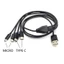 Cáp USB BTM USB A sang USB C MICRO Dây sạc nhanh hơn cho điện thoại di động Máy tính bảng