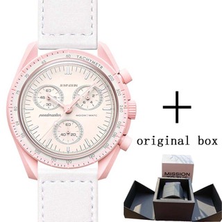 Đồng Hồ Chronograph Nam Mặt Trăng Vỏ Nhựa Mới, Hộp Chính Hãng, Khám Phá Hành Tinh