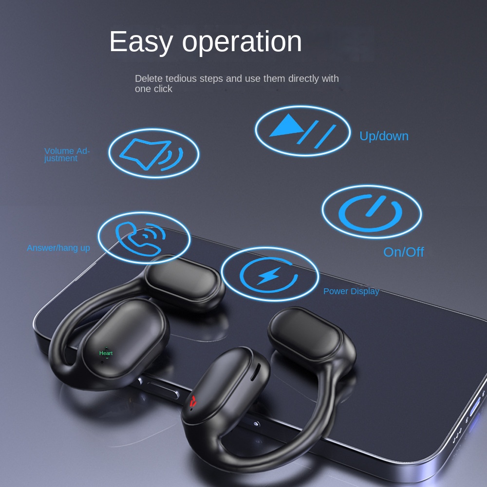 Tai Nghe Nhét Tai XG33 Kết Nối Bluetooth Không Dây Chống Ồn Truyền Âm Qua Xương