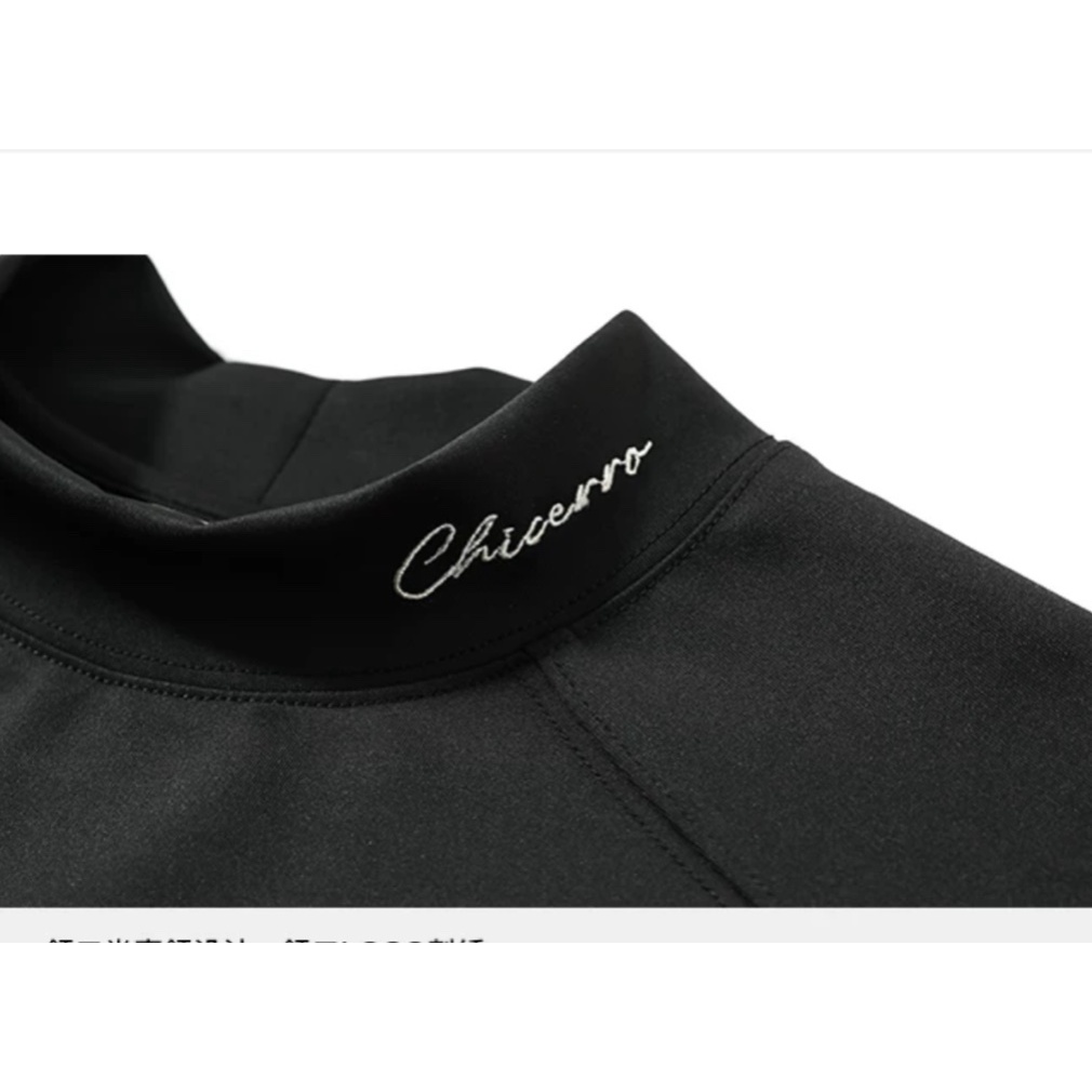 Áo thun Stee cổ ôm CHICERRO HIGH COLLAR CVC - Giá sỉ unisex