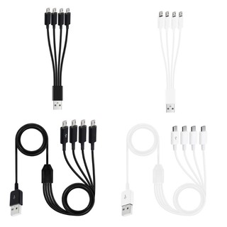 4 in 1 Micro USB Charger Cable Multi Charger Cable for School, Travel, Home Use