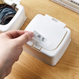 Hộp Bảo Quản MEGOCE, Hộp Đựng Bông Bằng Nhựa Pop Loại Cửa Sổ, Mini Đôi Lưới Sắp Xếp Phụ Kiện Tóc Lớp
