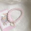 Vòng tay mèo con màu hồng dễ thương mới ins girl heart pure desire kt bracelet bạn gái chị em headpiece