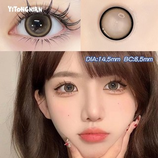Yitongnian Rose Màu sắc thời trang tự nhiên Ống kính tiếp xúc Cà phê hồng Hàng ngày Màu cận thị Ống kính tiếp xúc
