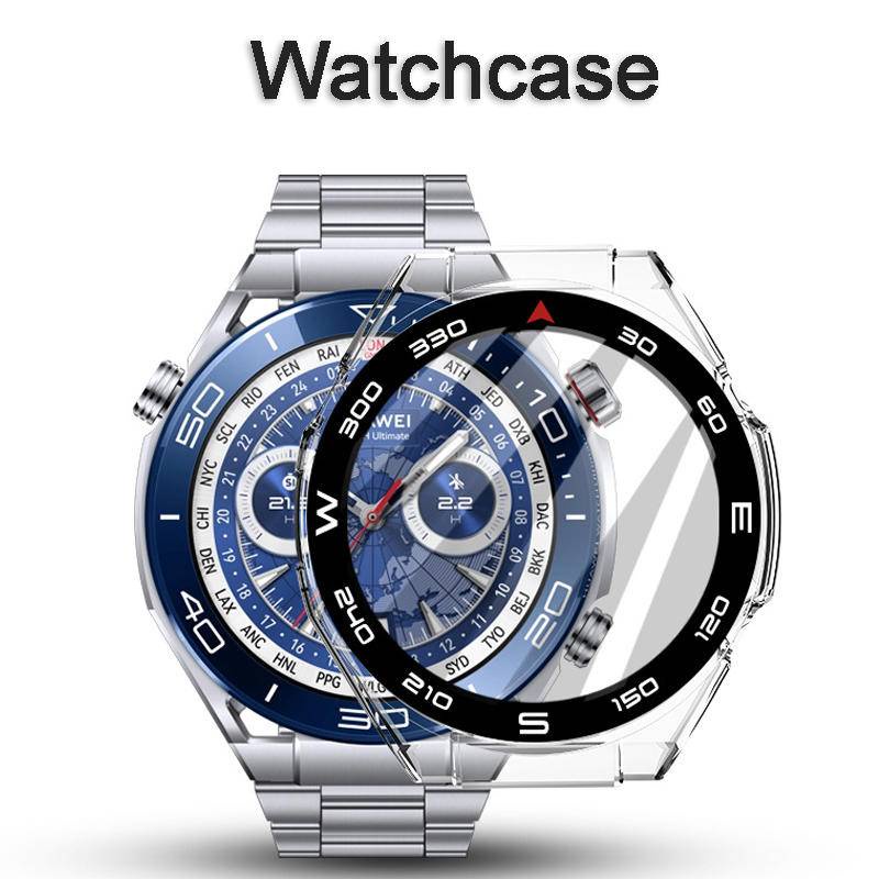 Dành Cho Huawei Watch Ultimate Bảo Vệ PC Vỏ Kính Đồng Hồ Thông Minh Bảo Vệ Màn Hình Ốp Lưng Vỏ