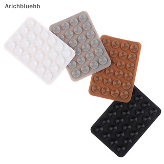 <arichbluehb> 5 miếng đệm hút silicon hai mặt cho điện thoại di động vật cố định cốc hút có lưng keo dán cao su silicone tấm hút để cố định bán
