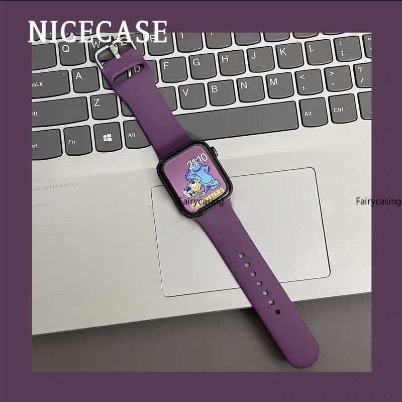 Dây Đeo Silicone Cho Đồng Hồ Thông Minh Apple Watch 49mm 44mm 40mm 45mm 41mm 42mm 38mm 44 45 mm iwatch Ultra series 8 Ultra 7 se 3 4 5 6
