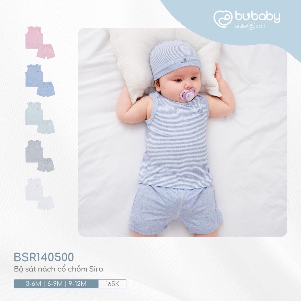 Bộ quần áo ba lỗ sơ sinh Bubaby cho bé | Shopee Việt Nam