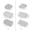 KIN Silicon Khung Ảnh Khuôn Nhựa Dính Khuôn Silicon Khung Hình Khuôn