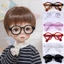 Kính Mini búp bê JUNYUE88US, Kính khung tròn thu nhỏ bằng nhựa, Kính mắt búp bê nhiều màu dễ thương Đồ chơi trẻ em