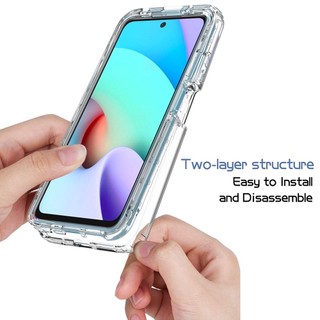 Ốp Điện Thoại 2 Trong 1 Chống Sốc Cho Xiaomi Mi Redmi 10C Note 11 10S 10 9T 9S 9A 9C 9 Pro Max 8 POCO F3 X4 X3 NFC M4 M3 X3 Pro Plus 5G