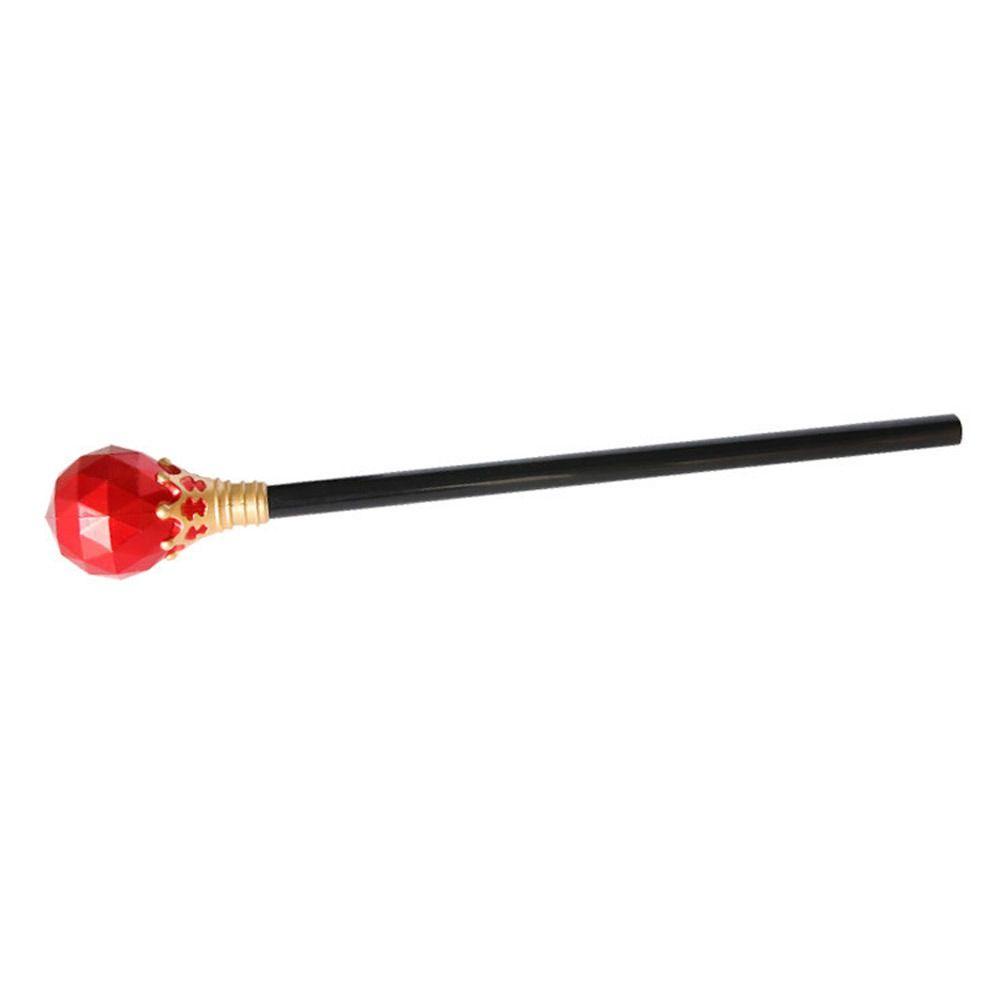 SAIA Công Chúa Hoàng Tử mía, Hiệu Suất Cosplay Đạo Cụ Vua Nữ Hoàng Scepter, Trang Phục Halloween Tinh Tế Nhựa Đỏ / Xanh Đũa Phép Gril