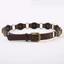 Thắt lưng ESSENCEH, Thắt lưng Cinch eo rộng Gothic Steampunk, Thời trang y2k Grommet Da PU Vintage Đinh tán Thắt lưng Quần jean nữ
