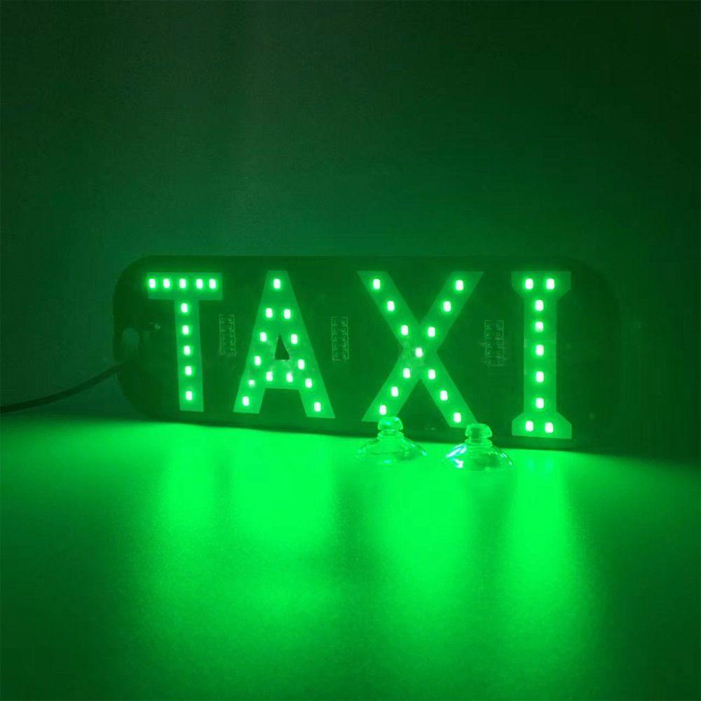 Đèn tín hiệu ô tô FANIELLAPOWELL, Bảng điều khiển 45SMD 2835 Đèn Taxi LED đầy màu sắc với tín hiệu công tắc Đèn báo tín hiệu Kính chắn gió Cab Đèn báo phụ kiện ô tô