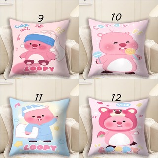 Zanmang Loopy Vỏ Gối Màu Hồng Loopy Ngắn Sang Trọng & Polyester Đệm Gối Hoạt Hình Dễ Thương Trẻ Em Phòng Ngủ Sofa Trang Trí Nhà Gối (Không Có Lõi Gối)