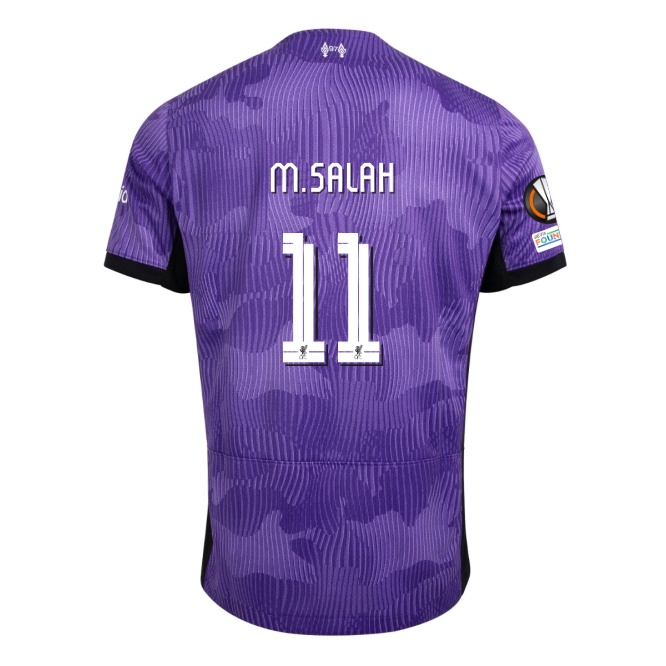 BS1 2023-2024 Liverpool Sân Khách Thứ Ba Virgil Diaz Salah Darwin Arnold Jersey Quần Short Tay Áo Thể Thao Plus Size SB1