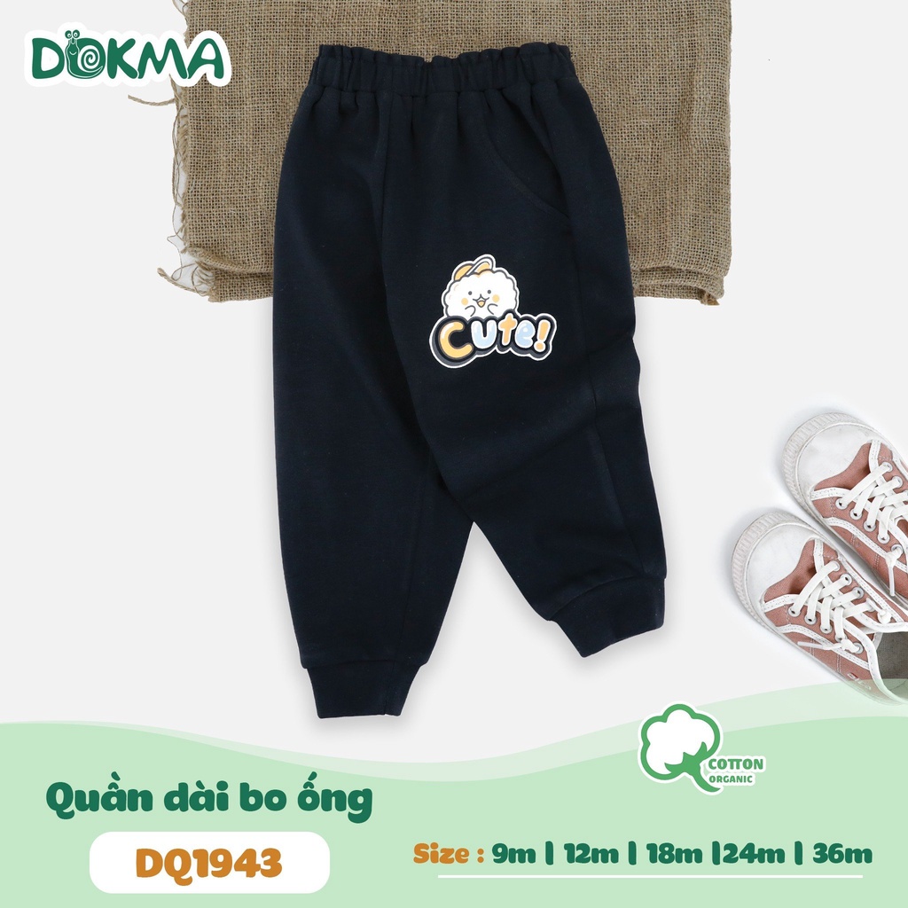 (9-14kg) Quần Dài Cotton, Da Cá Mỏng Cho Bé Hãng Dokma DQ1943 DQ2393 DQ3147 DQ1866