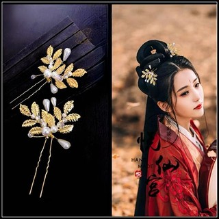 Kẹp TóC HìNh Hoa ĐíNh Kim Cương NgọC Trai Giả Dễ Thương Cho Nữ