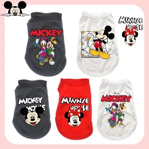Áo Thun Cotton HìNh ChuộT Mickey / Minnie Cho Thú Cưng
