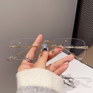 Photochromic Chống Bức Xạ Không Khung Kính Dành Cho Nữ Không Vành Chuyển Đổi Sắc Thái Không Khung Kính Mắt Máy Tính Kính Mắt Chống Ánh Sáng Xanh Glare 2 Trong 1 Kính Mát Khung Kim Loại