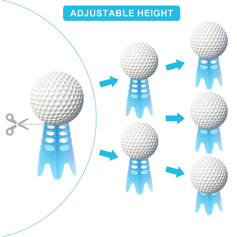 18 Chiếc Golf Simulator Tee Trong Nhà Golf Tee Thảm Golf Tee Luyện Tập Golf Tee, Cao + Ngắn
