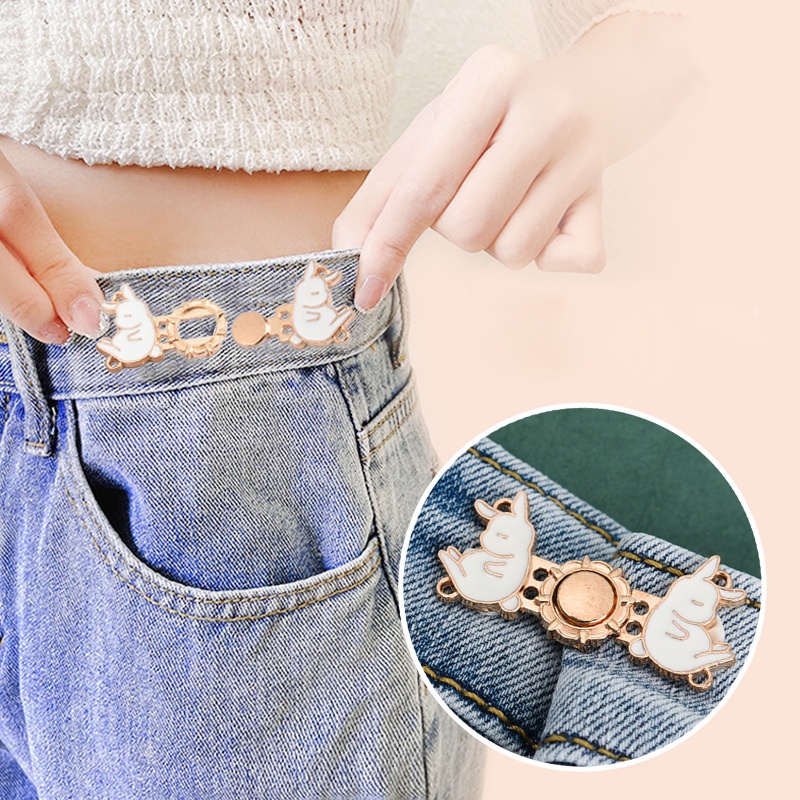 Nút Kim Loại Gắn Quần Jean Có Thể Tháo Rời Tiện Dụng DIY