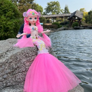 Búp Bê Nàng Tiên Cá Ariel Trang Trí Tiệc Cưới