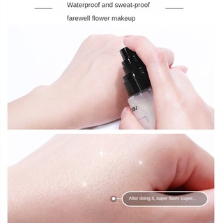 Xịt trang điểm dưỡng ẩm NOVO Chamomile Kiểm soát dầu dưỡng ẩm Màng khô nhanh Bền không thấm nước và chống mồ hôi Khóa cài đặt cả ngày 90ml ღ Pink Girl Bling Makeup Look