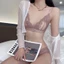 Áo lót Rỗng Không Đường May Có Mút Đệm Màu Trong Suốt Quyến Rũ Cho Nữ