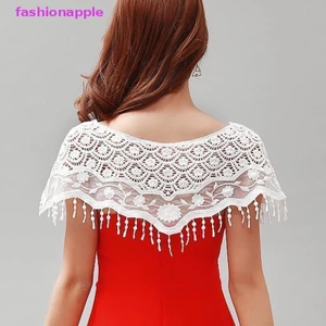Favn Khăn Choàng Cổ Đan Len Rỗng Phối Ren Hoa Hướng Dương Cho Cô Dâu Trong Tiệc Cưới