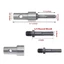 Fol Round Shank 2 Khe Khoan Bit Adapter Cho Máy Khoan Điện Chuyển Đổi Cho Đất Auger Đầu Nối Thiết Thực Đầu Đến