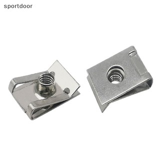 Set 10 Kẹp Chữ U Bằng Thép Không Gỉ M6 M5 M4 M8 8mm 5mm 6mm 4mm Cho Xe Máy / Xe Hơi ATV