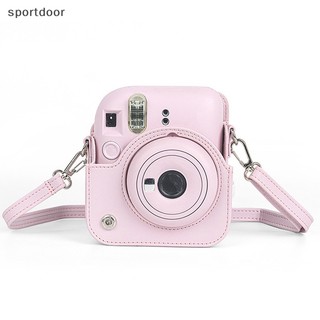 Túi đựng máy ảnh da Instax 12 có dây đeo vai