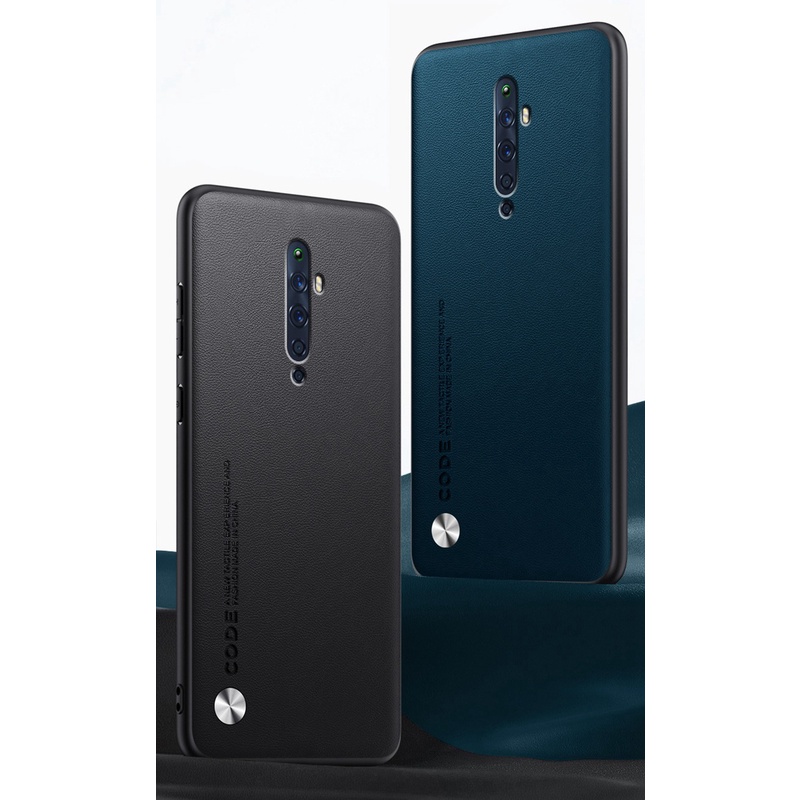 Ốp Điện Thoại Da Viền TPU Dẻo Thời Trang Sang Trọng Cho OPPO Reno 2 Z 2Z 2F 10x Zoom