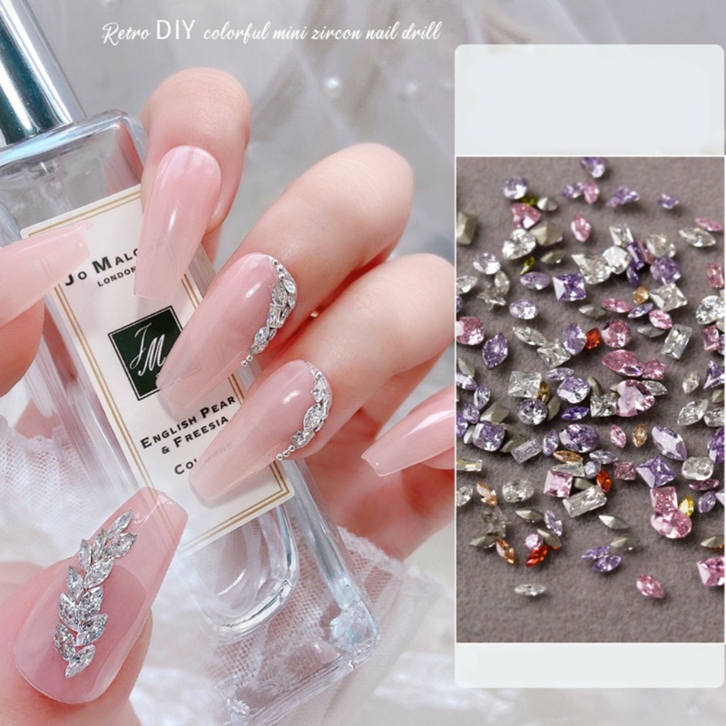 ⚝⚝Richh Set 50 Hạt Đá 3D Đính Móng Nghệ Thuật