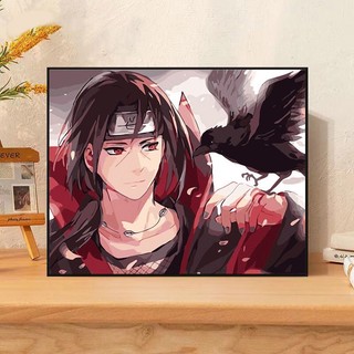 MOZI✨naruto tranh tô màu số hóa 40x50cm, tranh sơn dầu phong cách anime