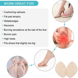 1 Cặp Đế Lót Giày Cao Gót Giảm Đau Chống Trượt