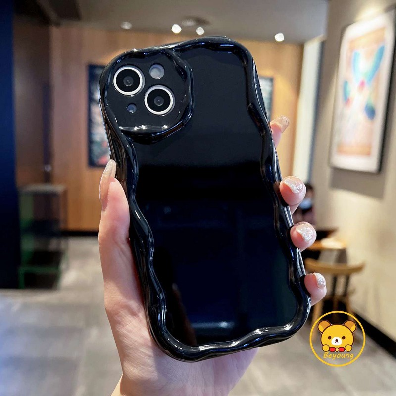 Vỏ sóng kem dễ thương cho realme 10 5g 10 pro plus 5g 9i 5g 9 pro 5g v25 q5 5g gt3 gt neo5 gt2 neo 3t neo2 q5 pro vỏ cặp điện thoại tpu ốp lưng trong suốt bảo vệ