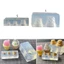 BTF Kem Nón Hình DIY Silicone Làm Tay Khuôn Trang Trí Bàn