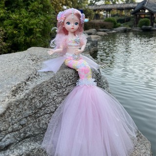 Búp Bê Nàng Tiên Cá Ariel Trang Trí Tiệc Cưới
