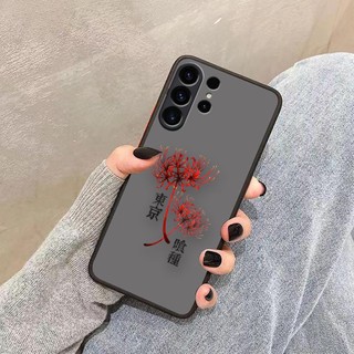 Ốp Điện Thoại Da Cảm Thấy Mờ Ốp Lưng Điện Thoại Chống Vân Tay Tokyo Ghoul Kaneki Ken Anime Dành Cho Samsung S8 S9 S10 S10E S10 Lite S20 S20FE S21 S22 S23 S32 Plus Ultra 5G A32 A53 J6 M51 5G