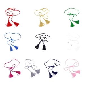 YOI Thanh Lịch Dệt Thắt Lưng Đầm Độc Đáo Trang Trí Thắt Lưng Tua Rua Thắt Lưng Để Mặc Hàng Ngày Và Dịp Đặc Biệt