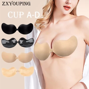 Áo Ngực Silicone Không Dây Nâng Ngực Không Gọng Size A-D
